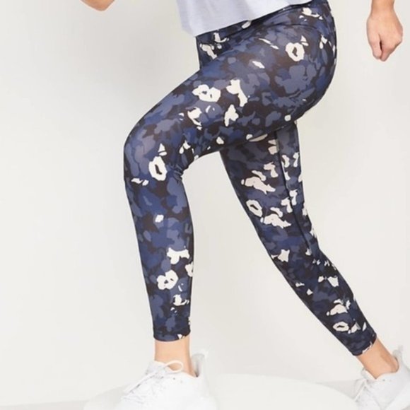 Old Navy Floral High Waisted  7/8-Length Leggings - Picture 1 of 8